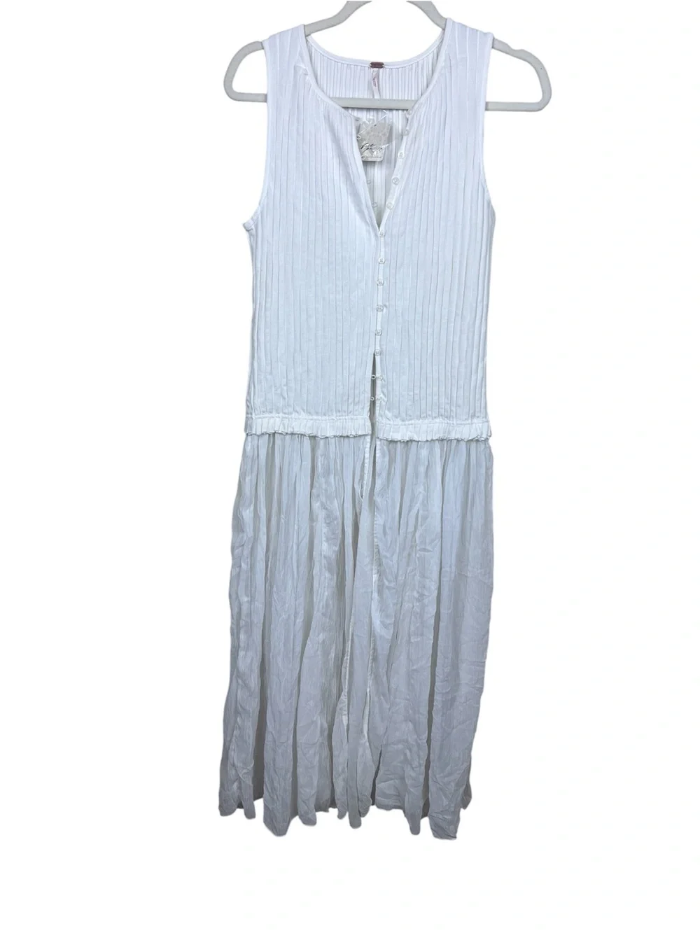 Free People Twice As Nice Maxi Top in Ivory